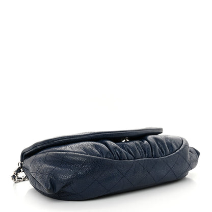 Chanel Caviar Half Moon Wallet On Chain WOC Navy 4 of 7