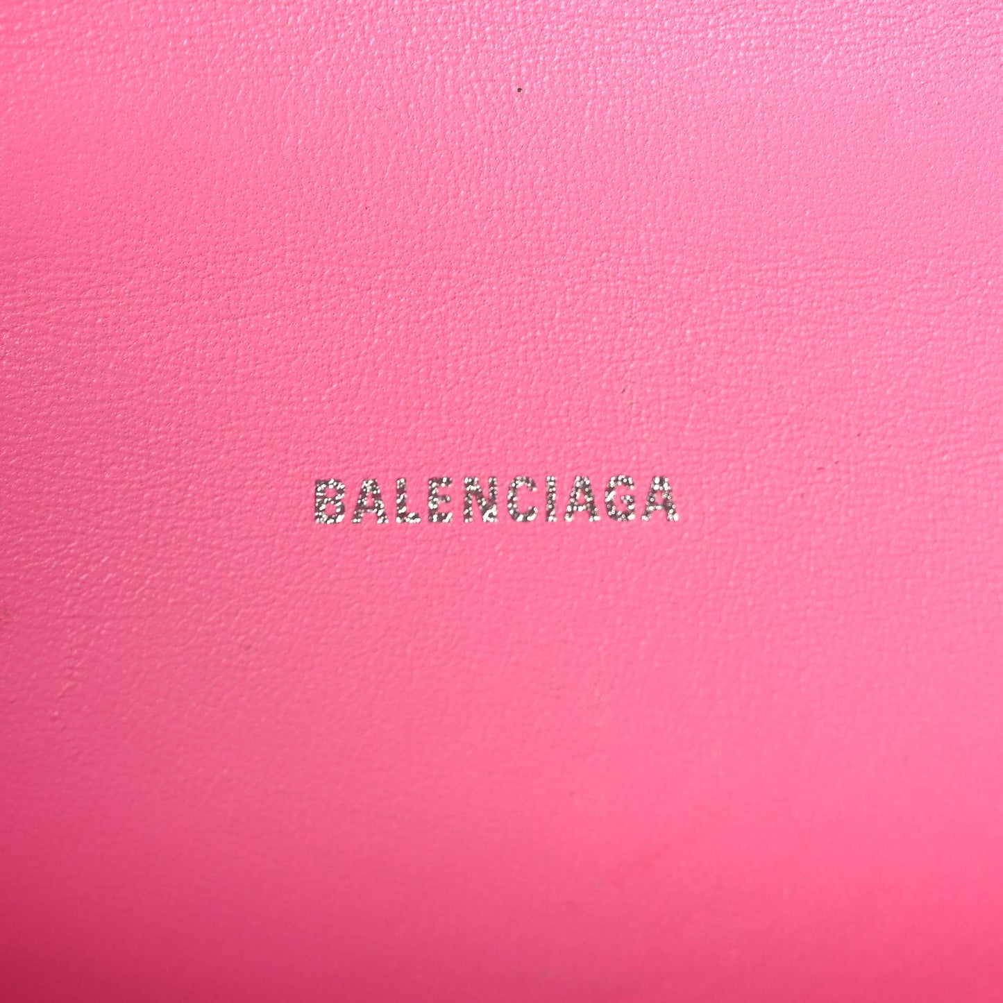 Shiny Calfskin Crocodile Embossed Hourglass Top Handle Bag XS Baby Pink
