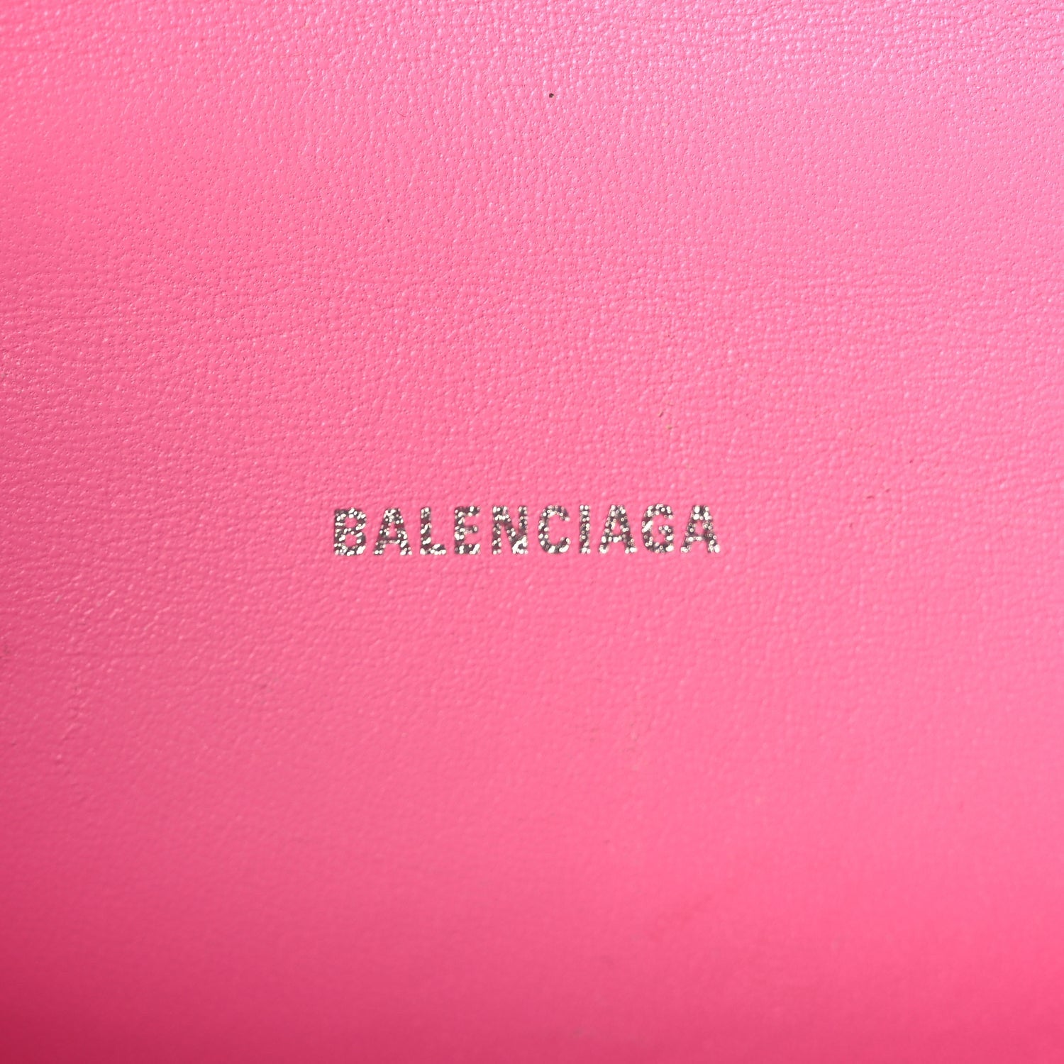 Balenciaga Shiny Calfskin Crocodile Embossed Hourglass Top Handle Bag XS Baby Pink 5 of 10