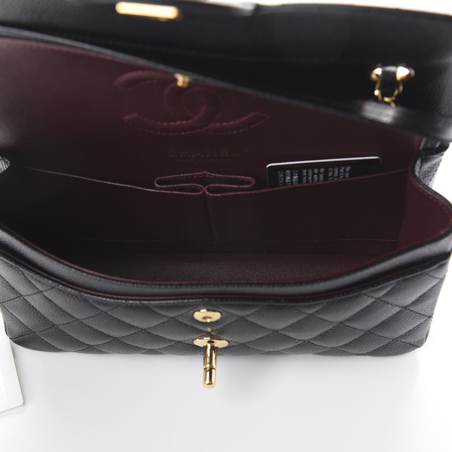 Chanel Caviar Quilted Small Double Flap Black 4 of 8