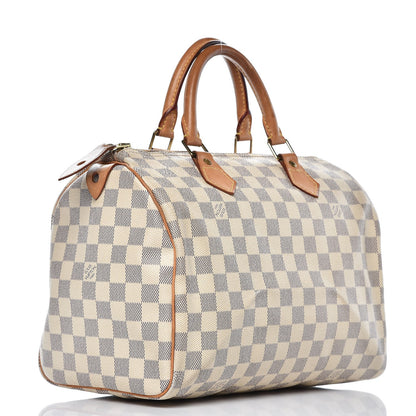 Louis Vuitton Damier Azur Speedy 30 3 of 13