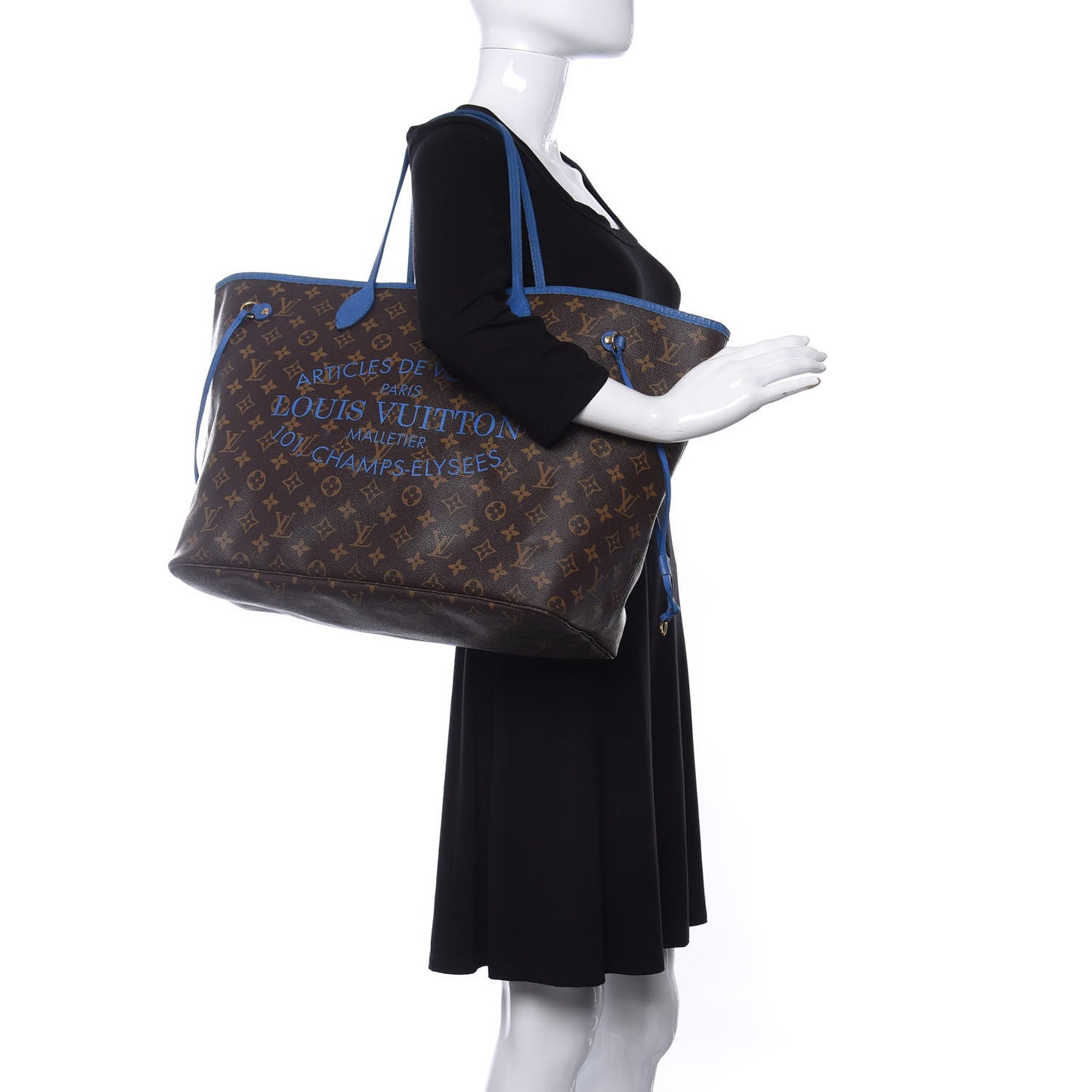 Monogram Articles de Voyage Ikat Neverfull GM Grand Blue