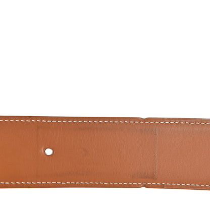 Hermes Box Chamonix 42mm Constance H Belt 110 Black Natural 9 of 11