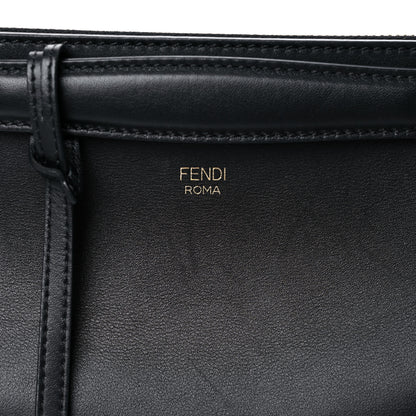 Fendi Vitello Dolce Monster Eyes Embossed Medium By The Way Boston Bag Black 11 of 11