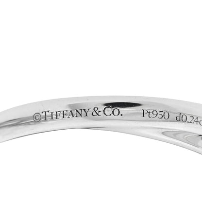 Tiffany Platinum Diamond Victoria Vine Ring 52 6 4 of 4