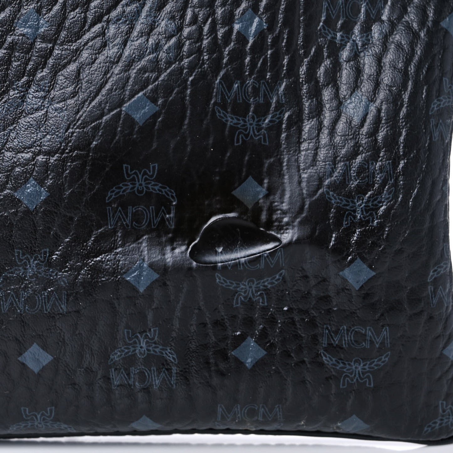 Visetos Medium Crossbody Pouch Black