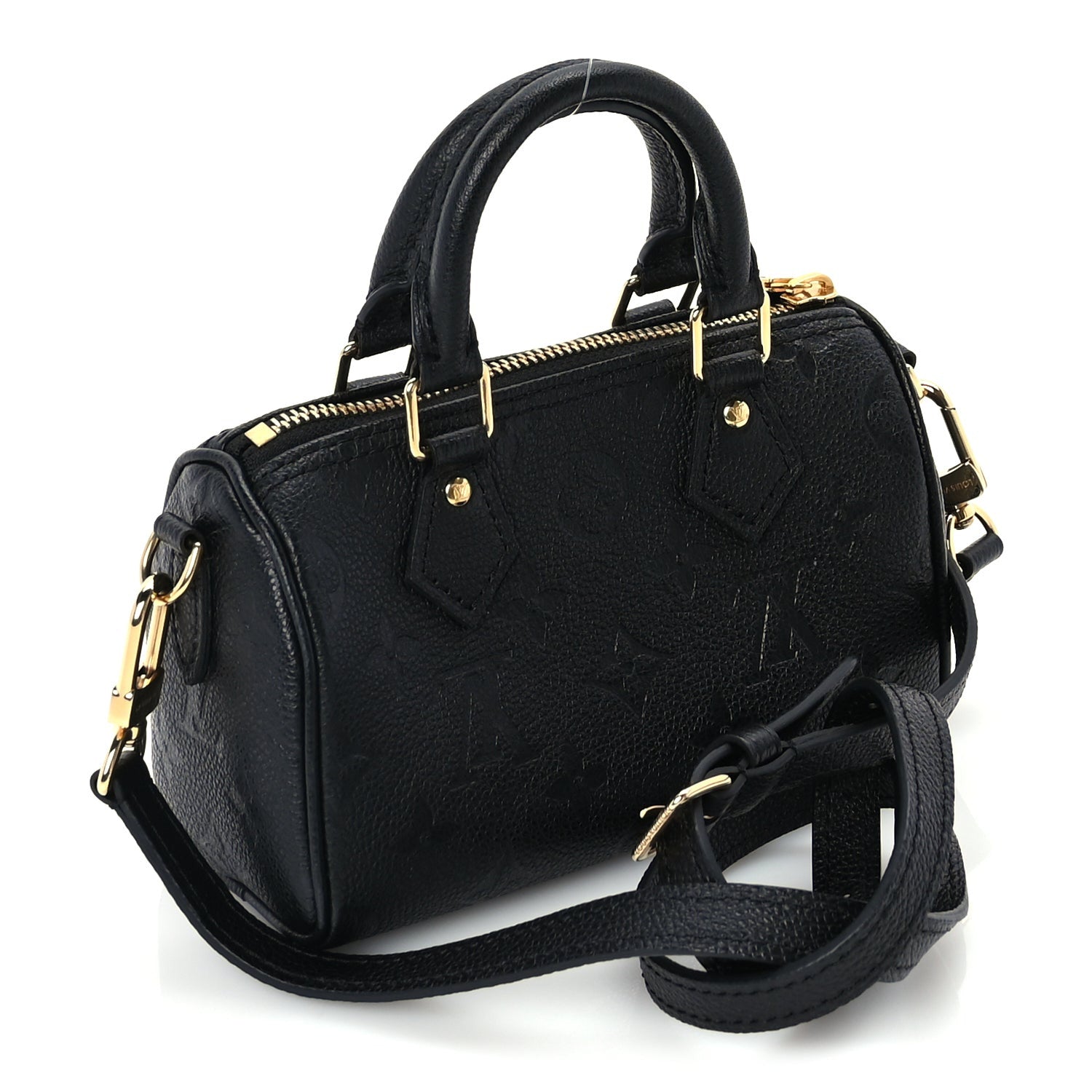 Louis Vuitton Empreinte Monogram Nano Speedy Black 2 of 8
