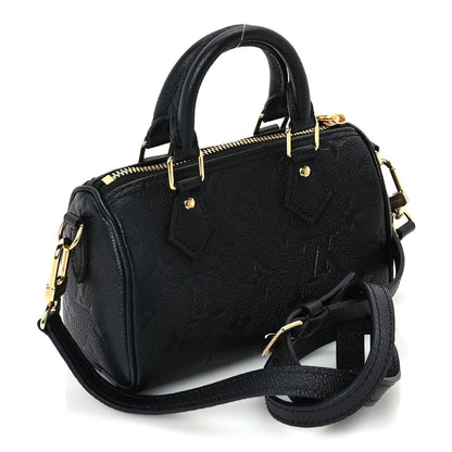 Louis Vuitton Empreinte Monogram Nano Speedy Black 2 of 8