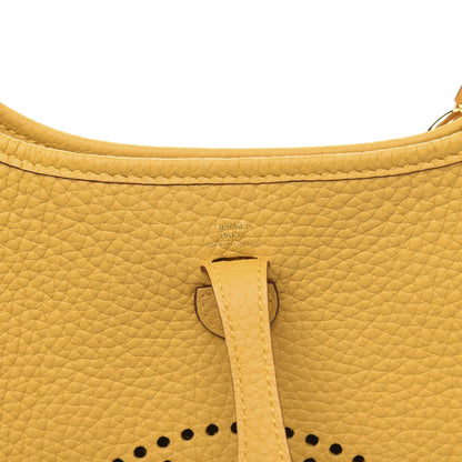 Hermes Taurillon Clemence Evelyne TPM Jaune Ambre 6 of 10
