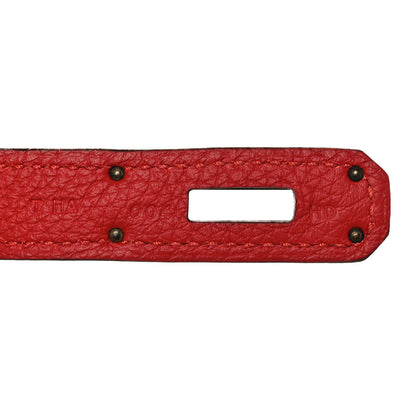 Hermes Togo Birkin 30 Vermillion 7 of 11