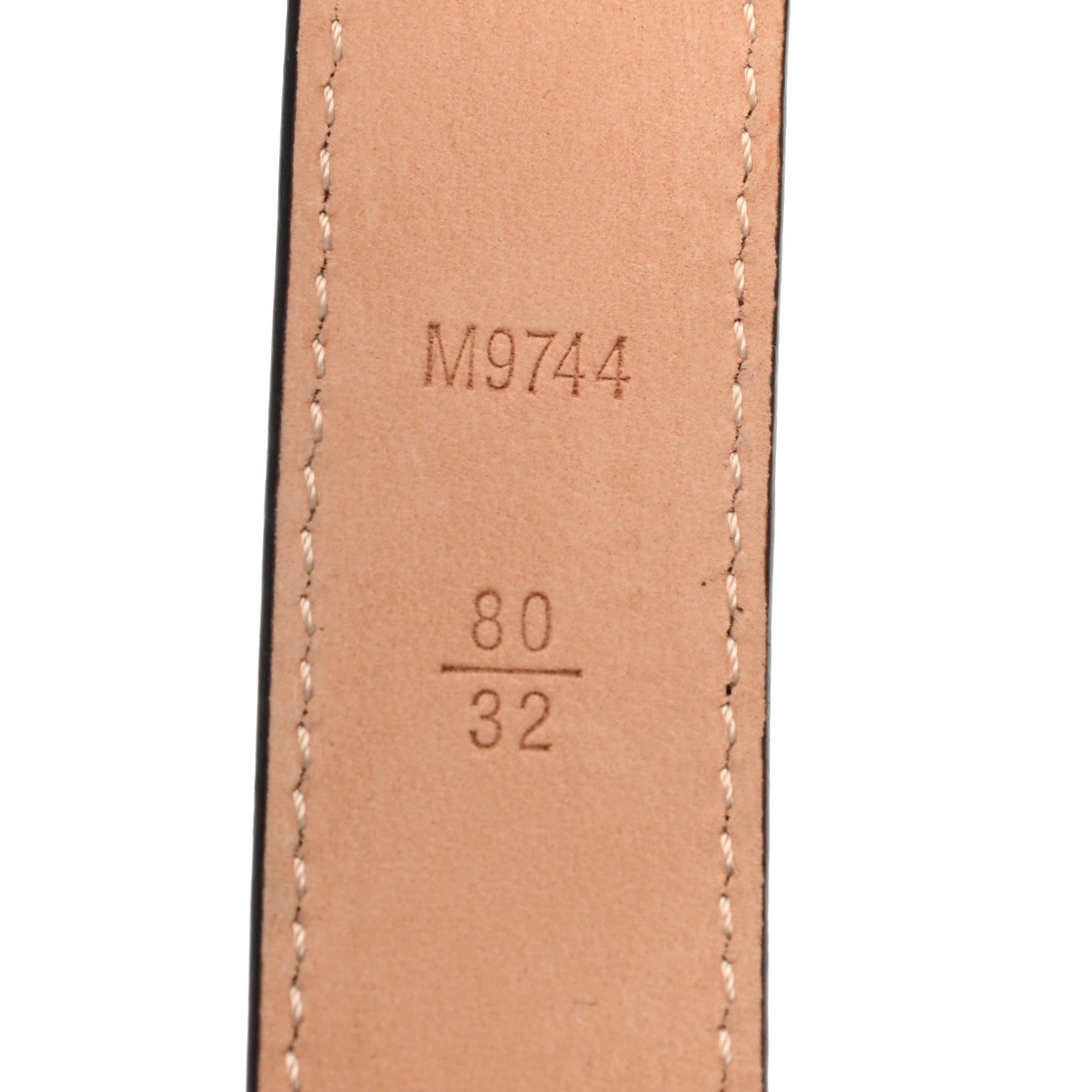 Louis Vuitton Damier Ebene Mini 25mm Belt 80 32 7 of 7