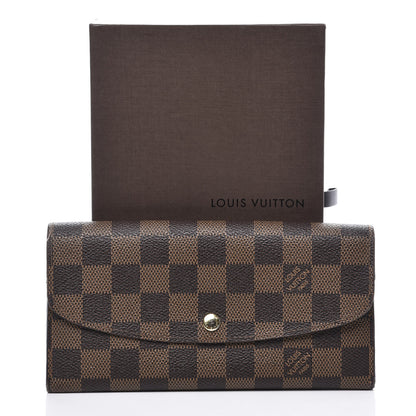 Louis Vuitton Damier Ebene Emilie Wallet 11 of 11