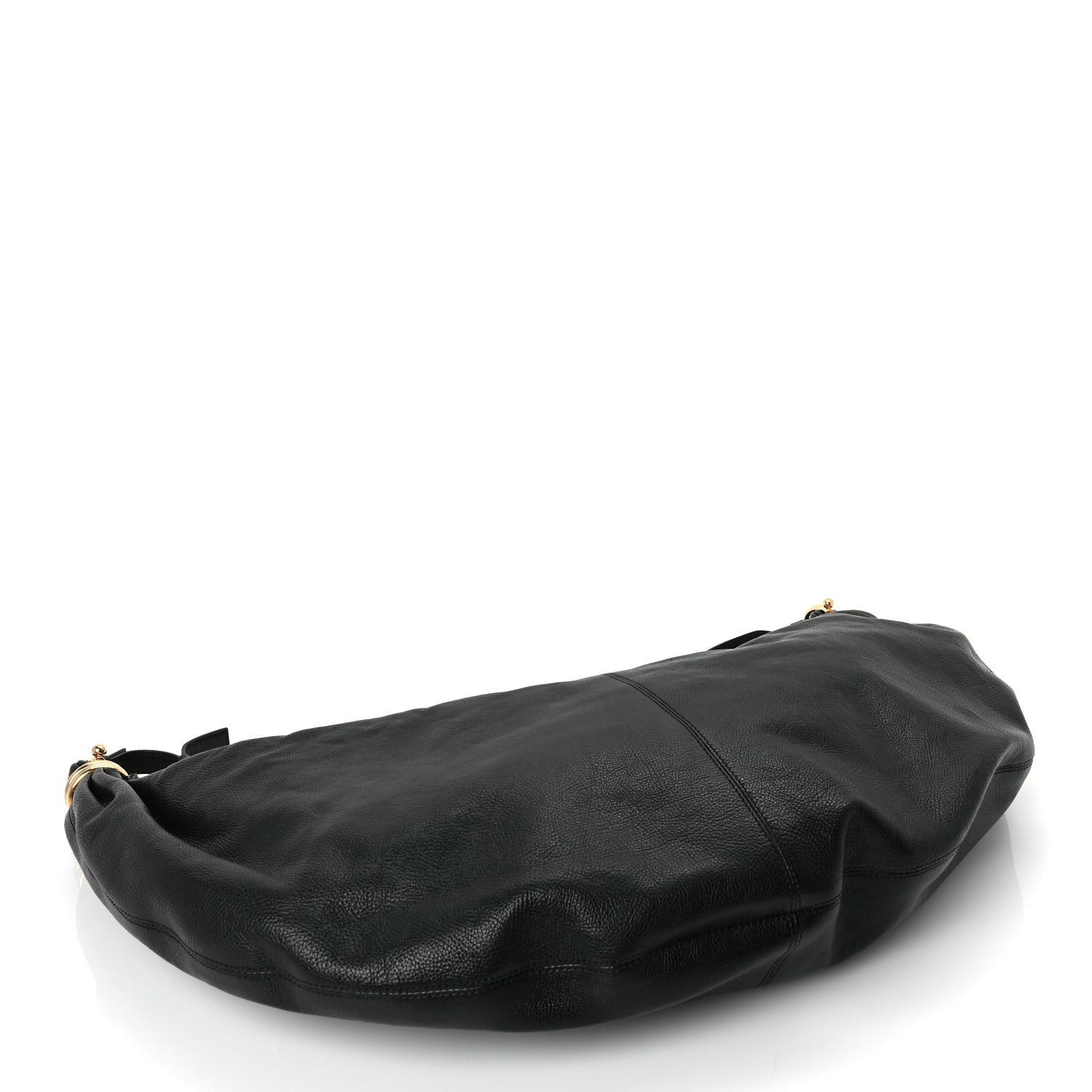 Chloe Grained Calfskin Large Bracelet Hobo Bag Black 3 of 8