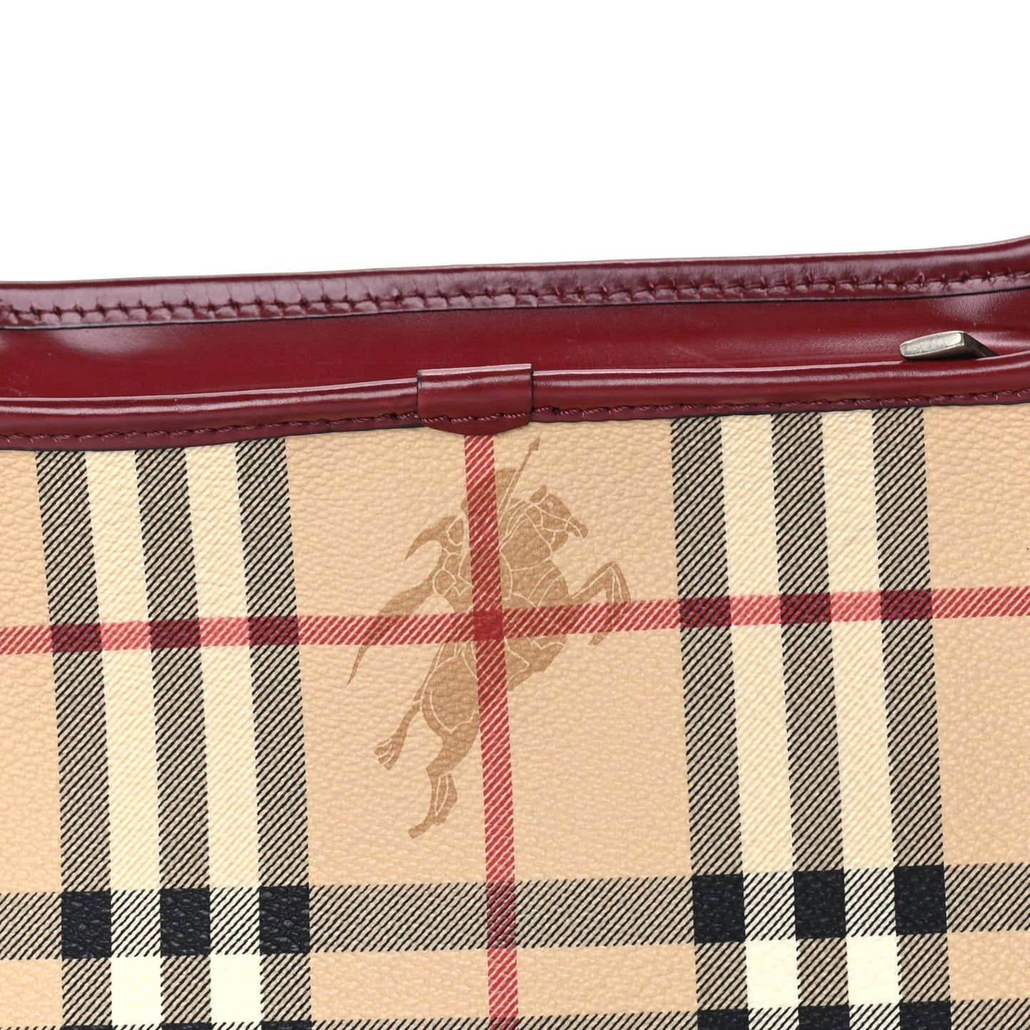 Haymarket Check Shoulder Bag Military Red