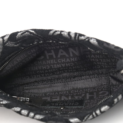 Chanel Metallic Brocade CC Chain Link Small Shoulder Bag Black 5 of 10