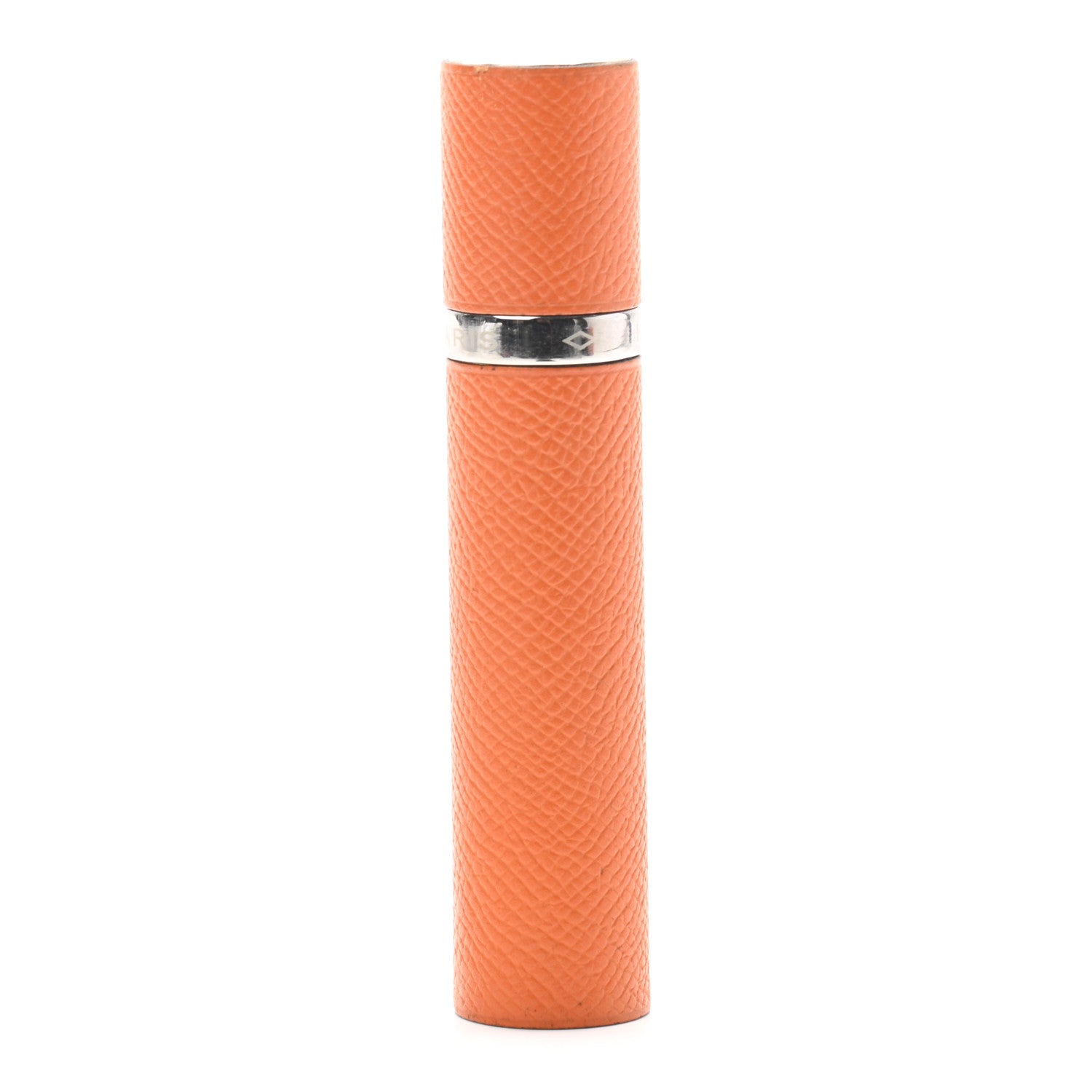 Hermes Epsom Atomizer Refillable Bottle and Case Orange .33 fl. oz. 1 of 4