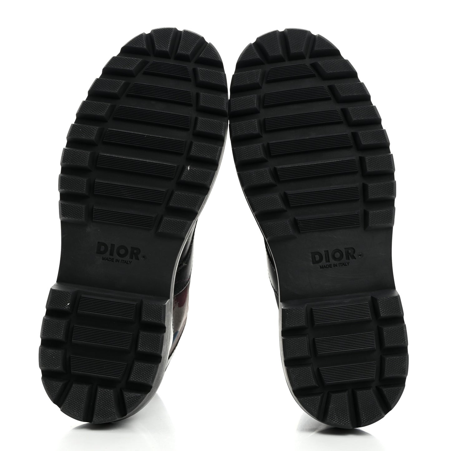 X Peter Doig Calfskin Camouflage Explorer Mens Boots 41 Black Multicolor