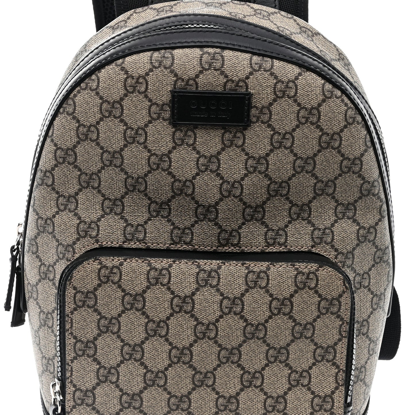 GG Supreme Monogram Small Eden Day Backpack Black