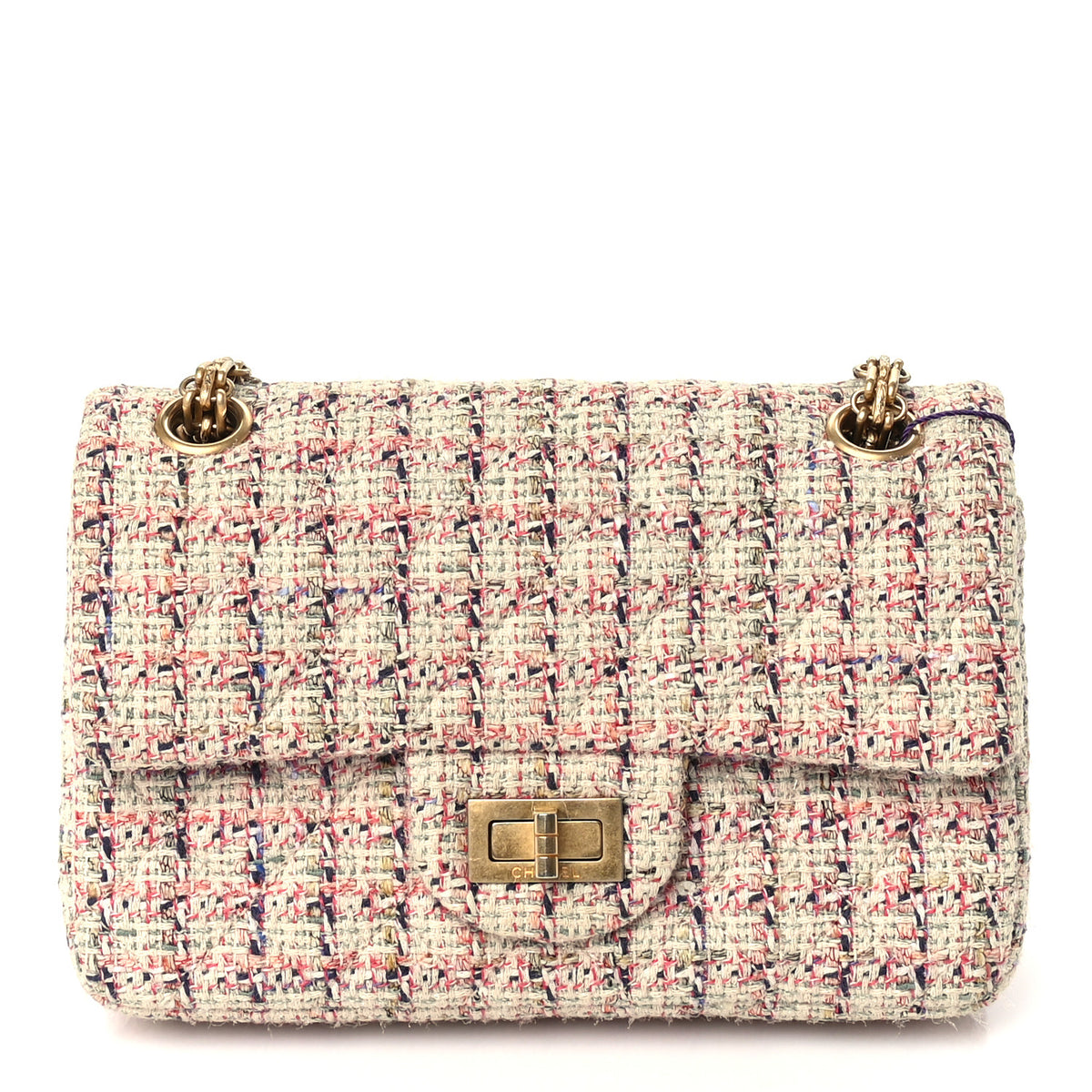 Chanel Tweed Quilted 2.55 Reissue Mini Flap Multicolour 2 of 18