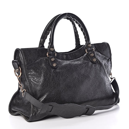 Balenciaga Agneau Giant 12 Rose Gold Hardware City Black 4 of 14