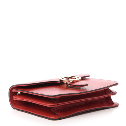 Gucci Dollar Calfskin Small Interlocking G Shoulder Bag Red 4 of 10