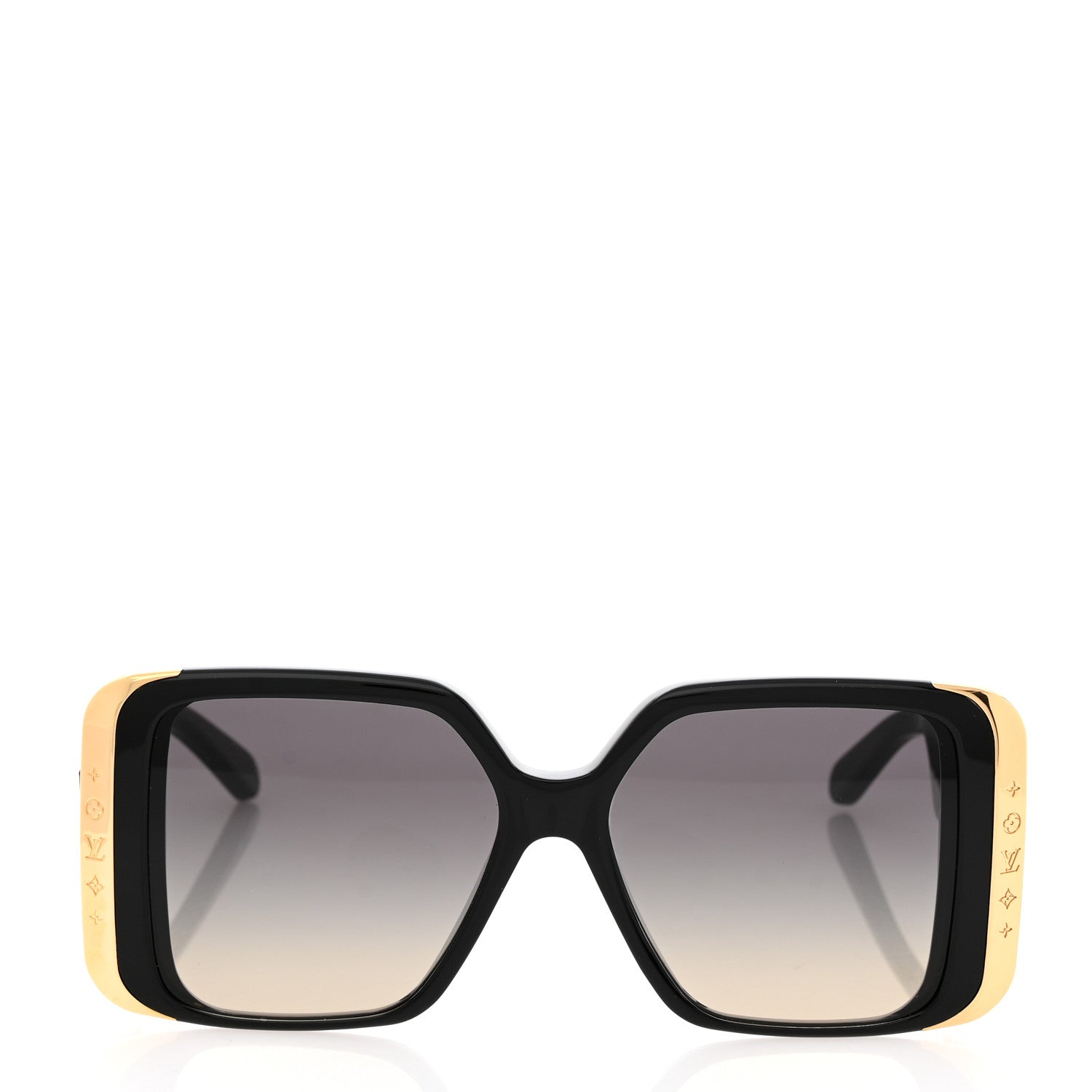 Louis Vuitton Acetate LV Moon Square Sunglasses Z1664E Black 2 of 9