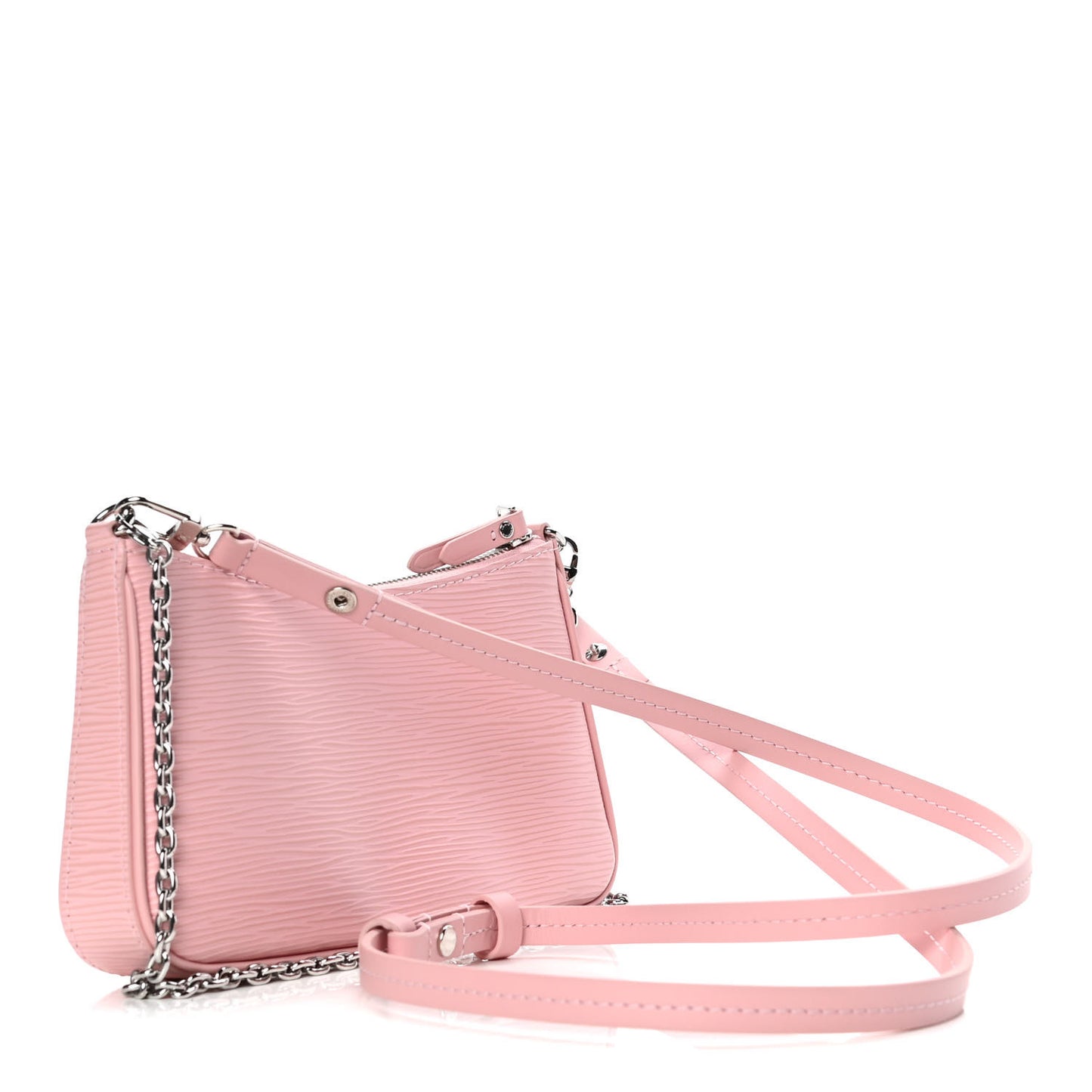 Epi Easy Pouch On Strap Rose Ballerine