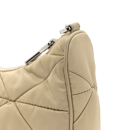 Prada Re-Nylon Triangle Quilted Padded Patchwork System Shoulder Bag Deserto 13 of 15