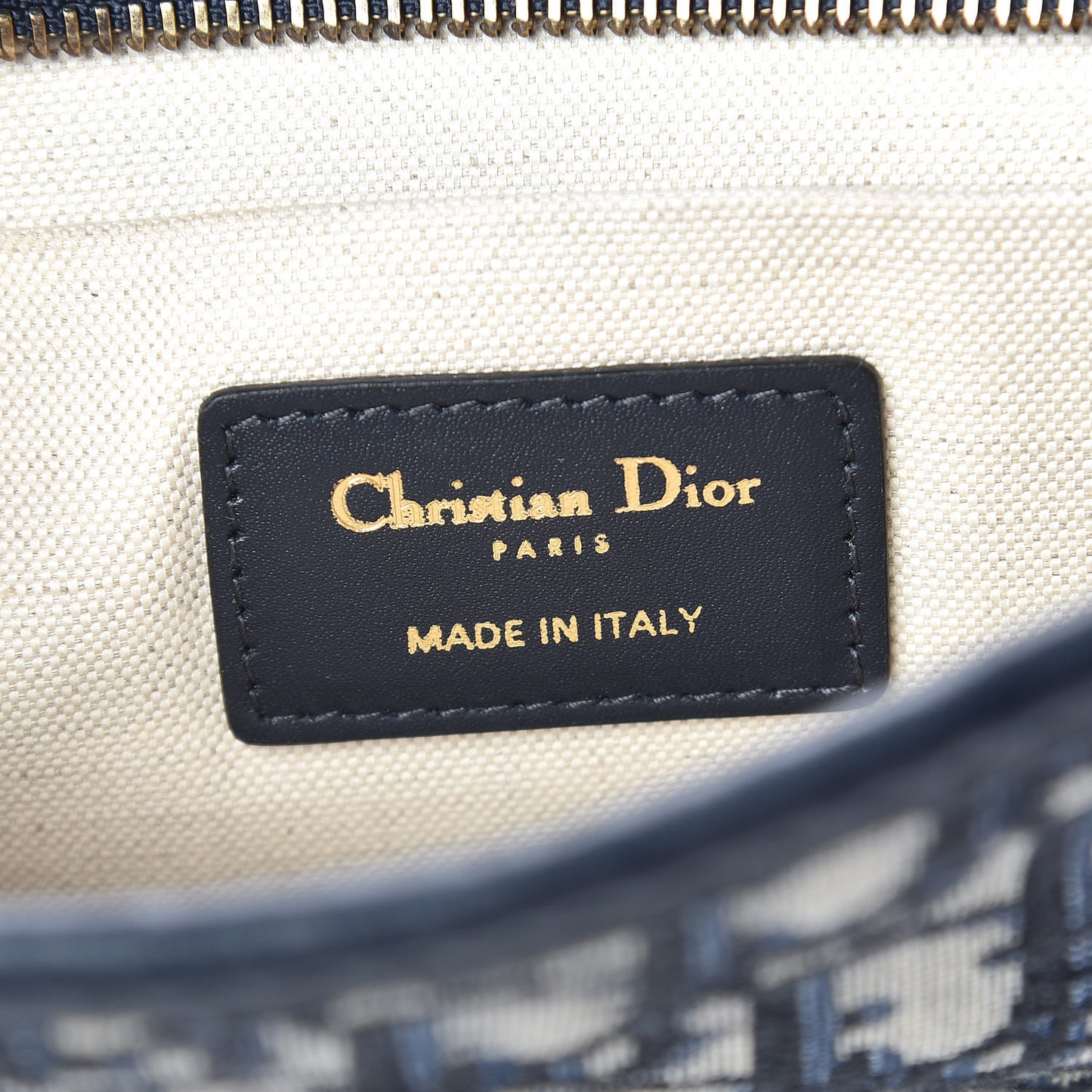 Oblique Diorquake Clutch Blue