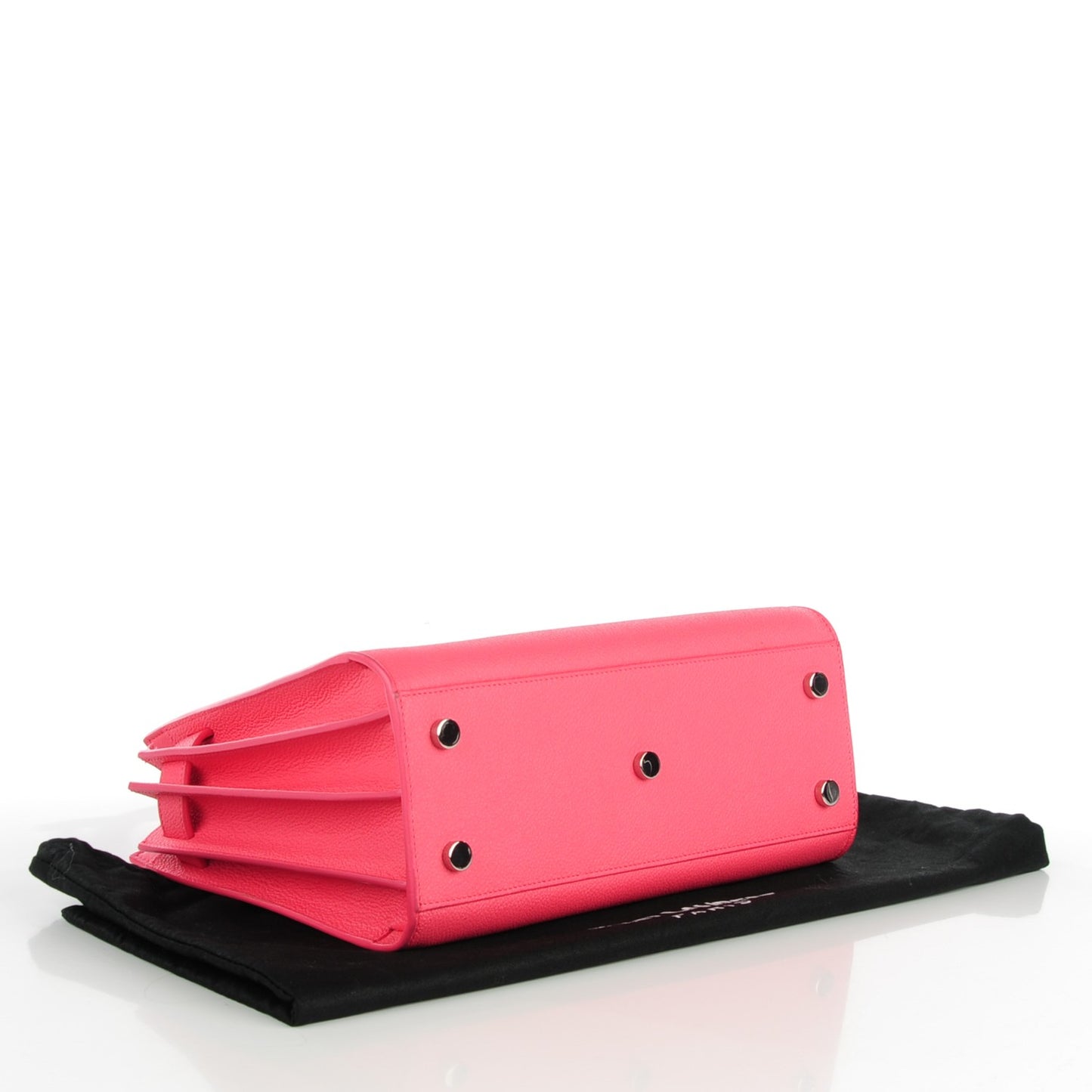 Grained Calfskin Baby Sac De Jour Rose Clair