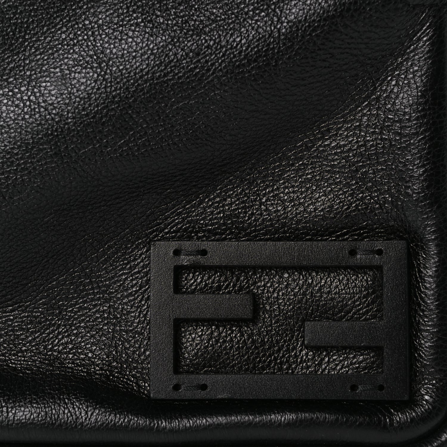Fendi Vitello Mini Simply  Shoulder Bag Black 6 of 8