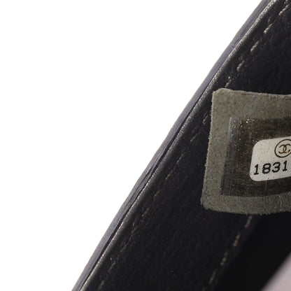 Chanel Metallic Calfskin Small Coco Twin Flap Dark Grey 7 of 9