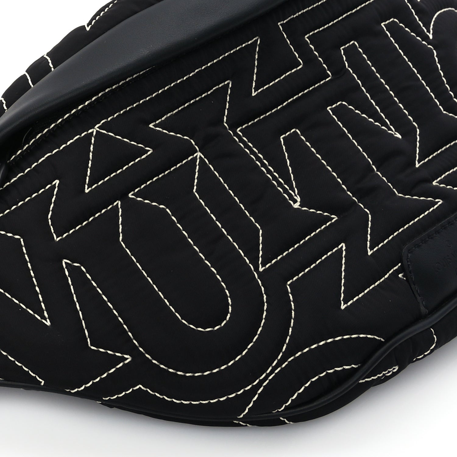 Louis Vuitton Nylon Snow Capsule Embroidered Monogram Bumbag  Black 7 of 8