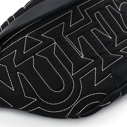Louis Vuitton Nylon Snow Capsule Embroidered Monogram Bumbag  Black 7 of 8