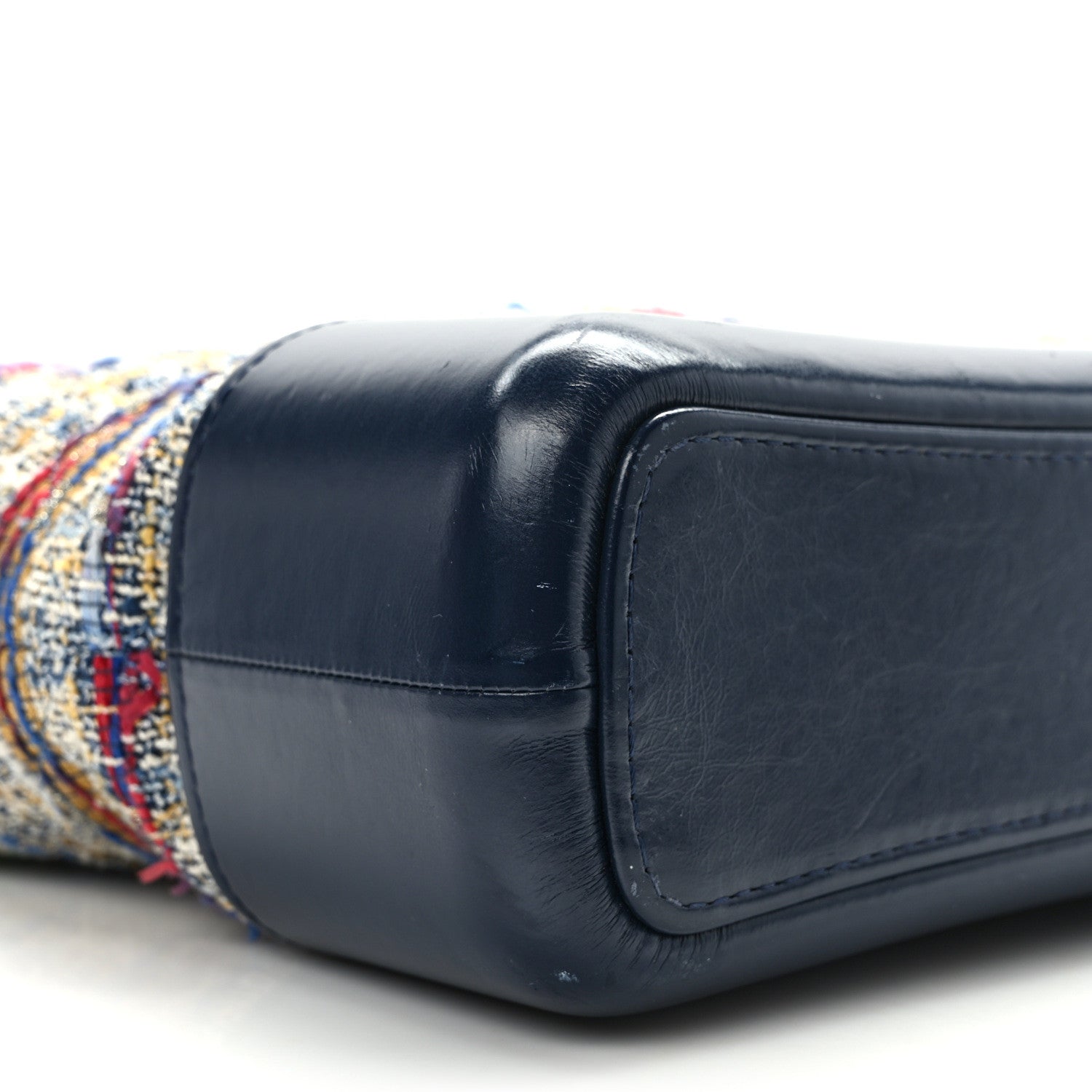 Chanel Tweed Calfskin Medium Gabrielle Hobo Blue 9 of 12