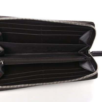 Gucci GG Supreme Monogram Web Zip Around Wallet Beige Cocoa 5 of 9