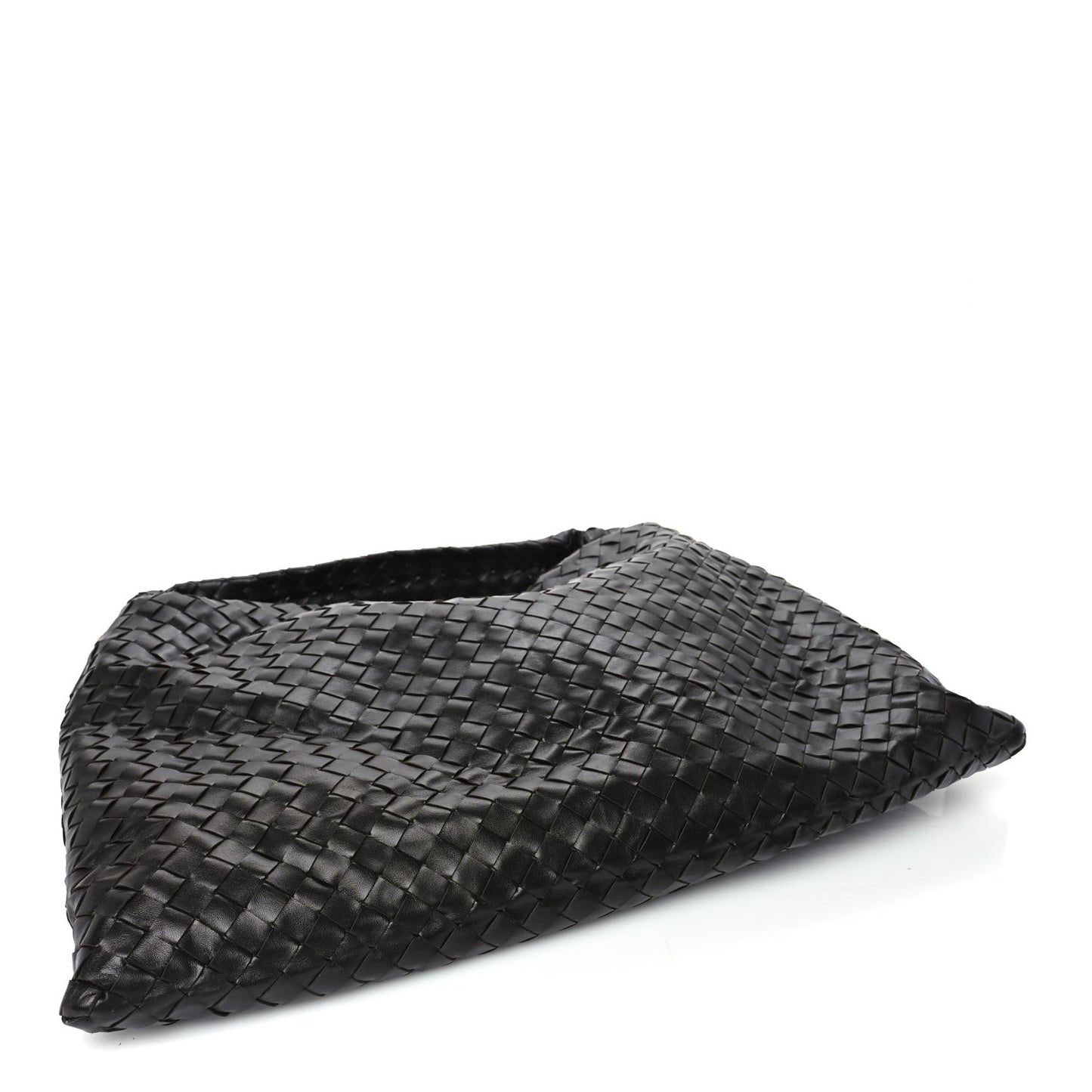 Calfskin Intrecciato Large Hop  Fondant