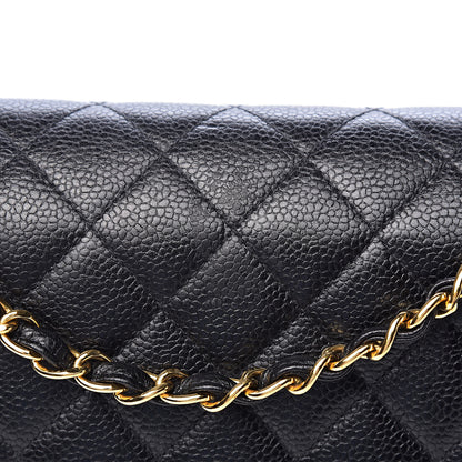 Chanel Caviar Quilted Medium Double Flap Black 13 of 18