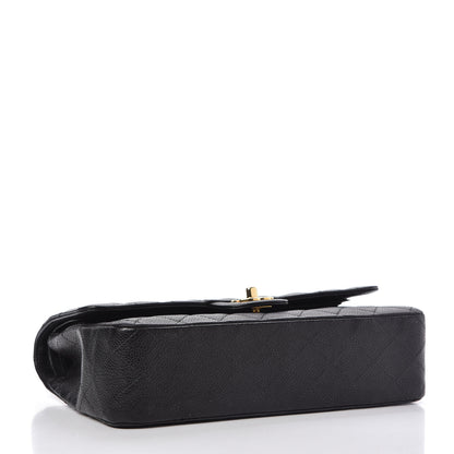 Chanel Caviar Quilted Medium Double Flap Black 4 of 9