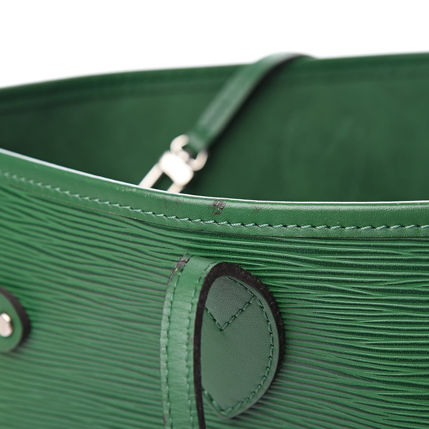 Louis Vuitton Epi Neverfull MM Menthe 10 of 14