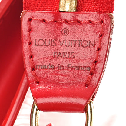 Louis Vuitton Epi Pochette Accessories 24 Castillan Red 7 of 10