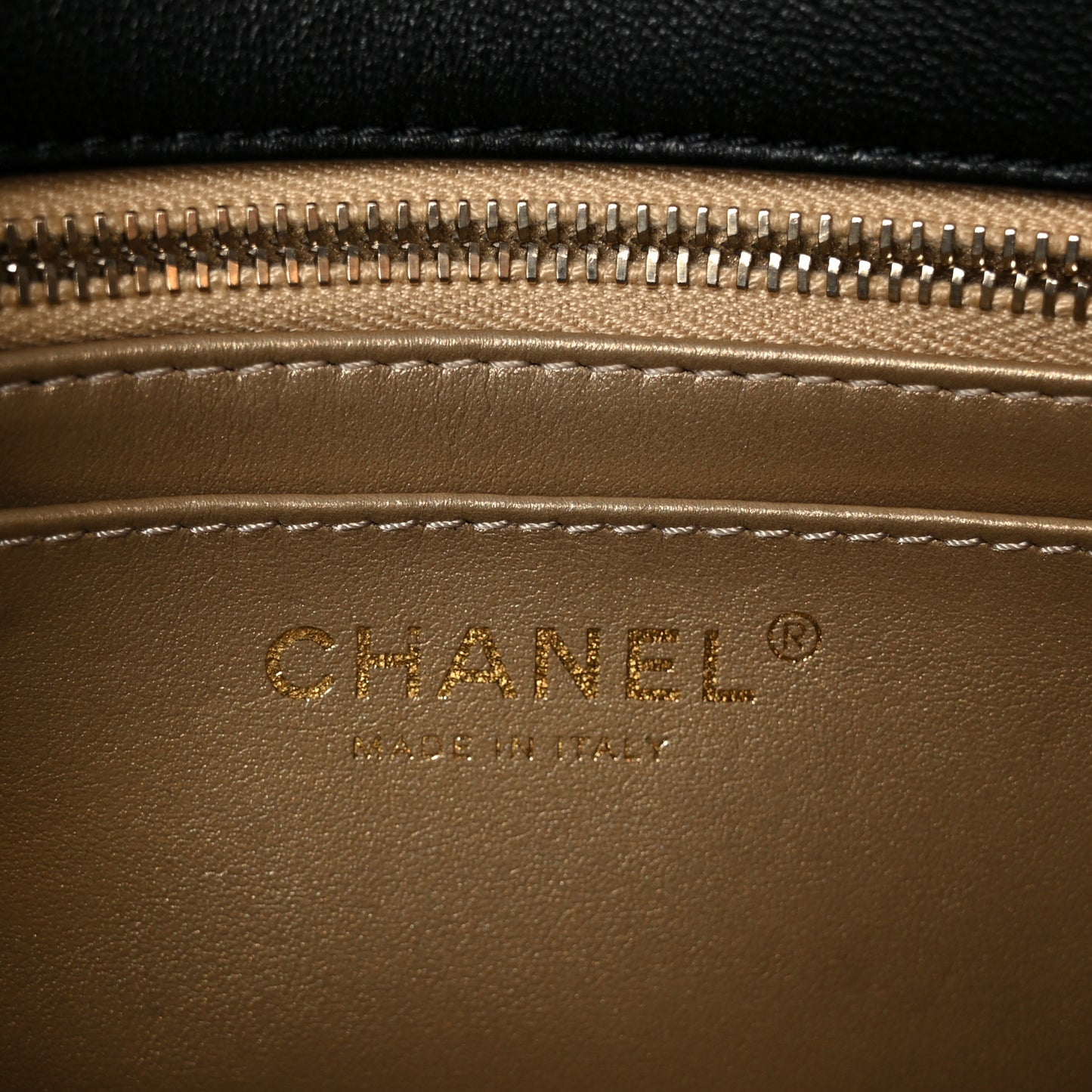 Lambskin Quilted Mini Rectangular Pearl Crush Flap Black