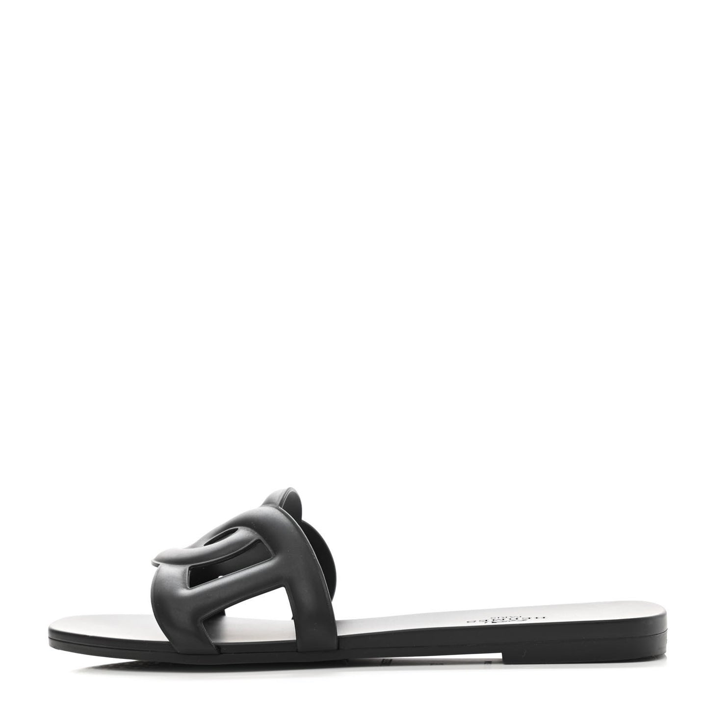 Rubber Aloha Sandals 37 Black