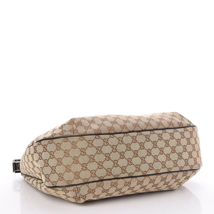 Gucci Monogram Large New Ladies Web Hobo Dark Brown 4 of 7