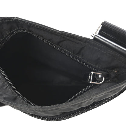 Prada Tessuto Nylon Flat Messenger Bag Black 5 of 7