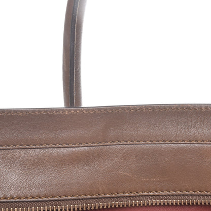 Celine Smooth Calfskin Suede Mini Luggage Khaki 9 of 20