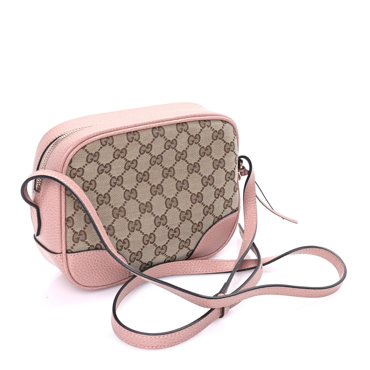 Gucci Monogram Mini Bree Messenger Bag Beige Soft Pink 2 of 7