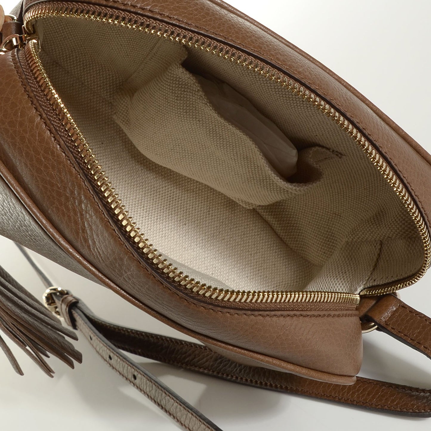 Cellarius Calfskin Small Soho Disco Bag Acero