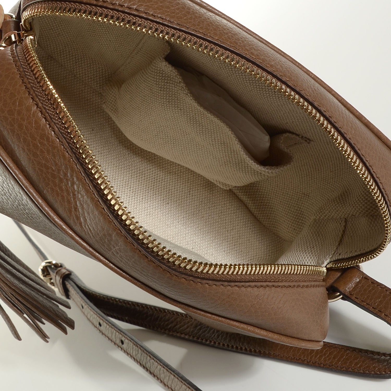 Gucci Cellarius Calfskin Small Soho Disco Bag Acero 5 of 9