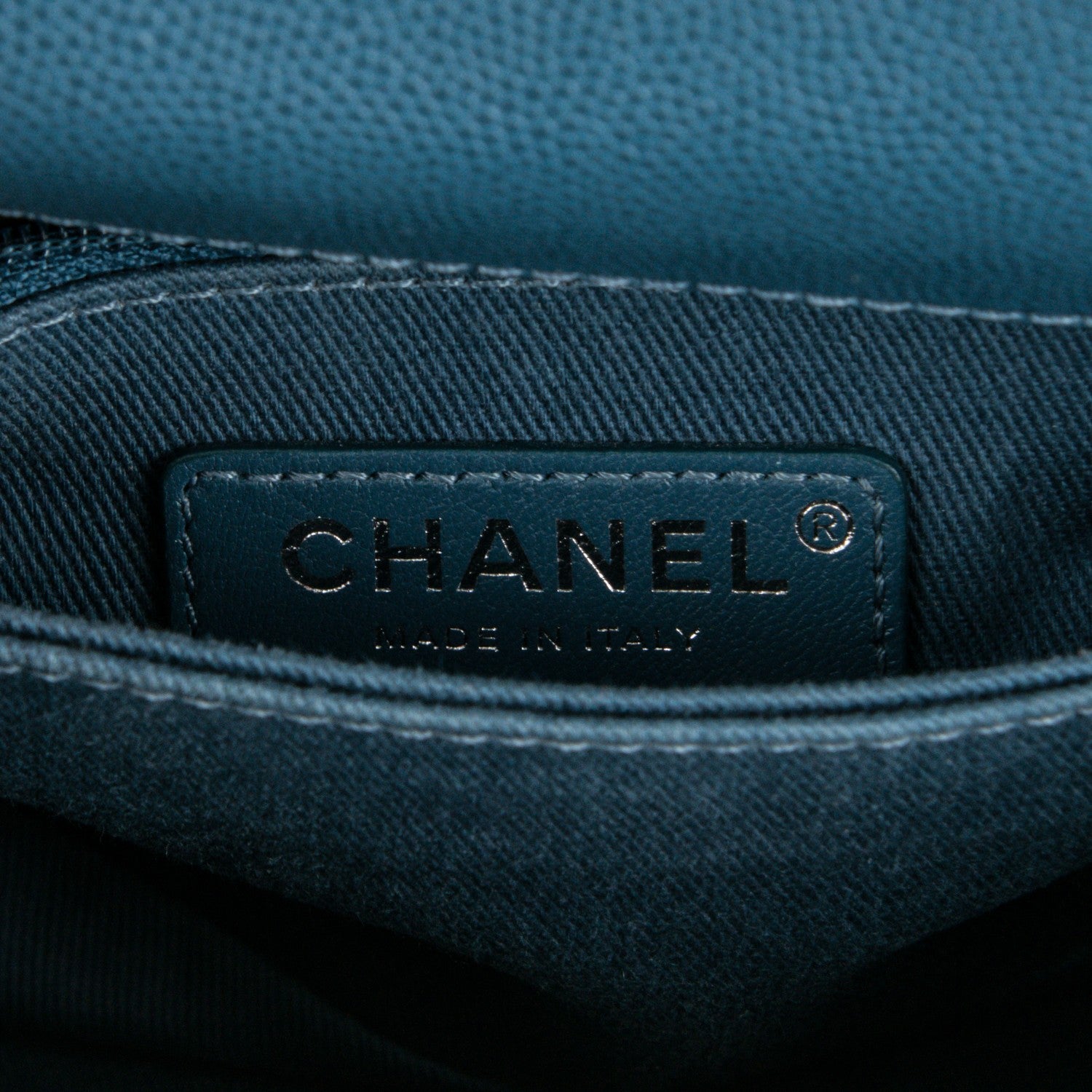 Chanel Caviar Quilted Mini Coco Handle Flap Blue 6 of 9